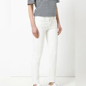 Mother The Dropout Broken Glass White Boyfriend Jean Size 27 Runs Big